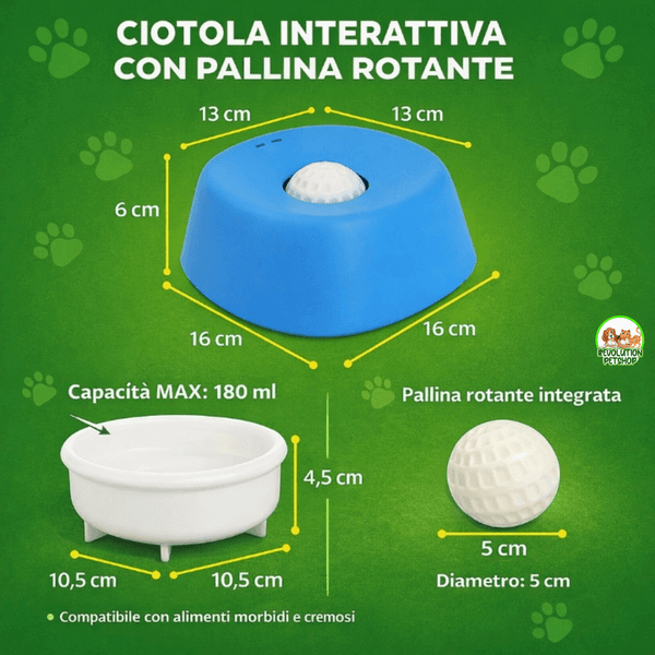 BAURELAX™ CIOTOLA CALMANTE CON PALLINA DA LECCARE