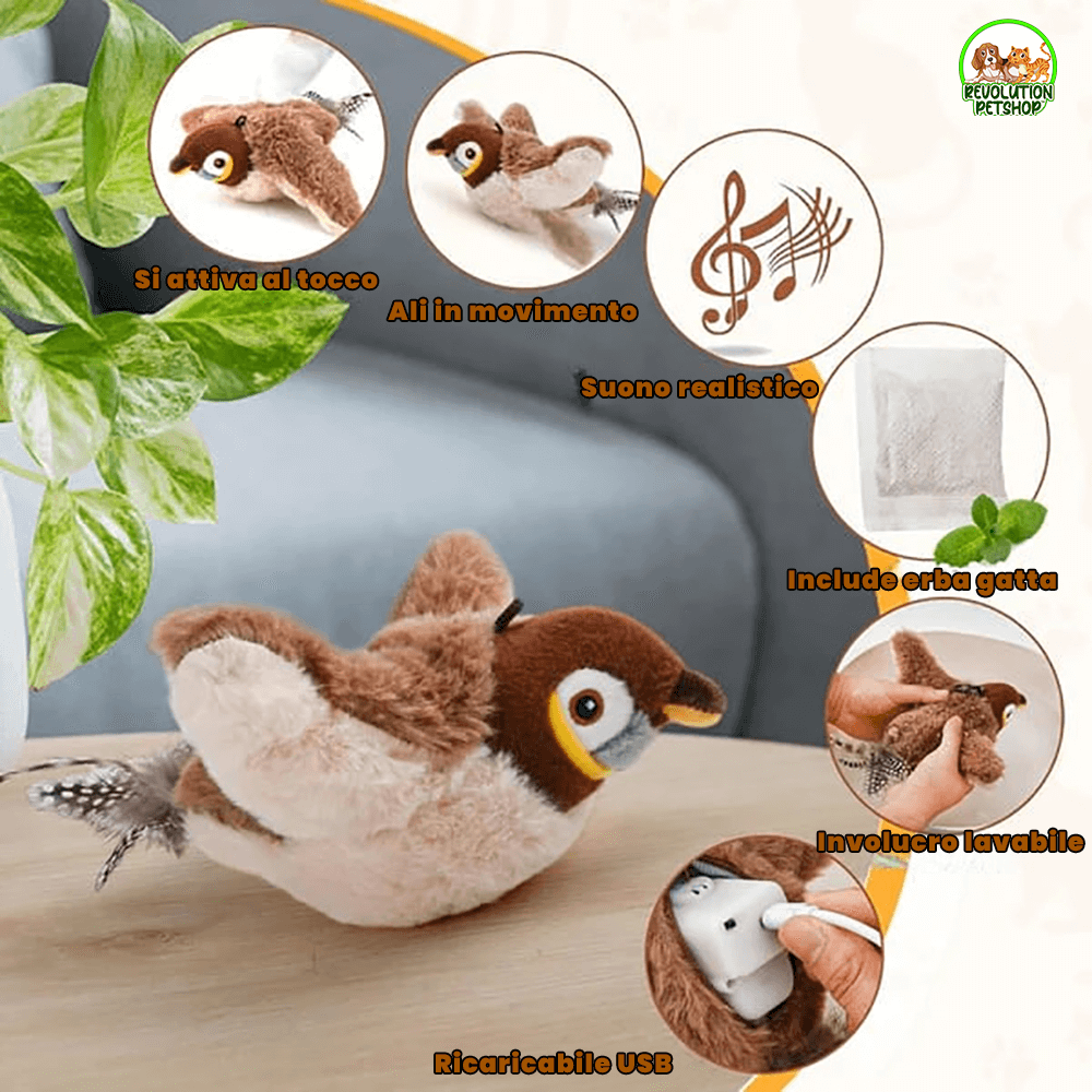 CantaZampa® Uccello svolazzante