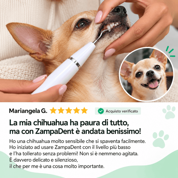 ZampaDent™ Dispositivo Professionale per la Pulizia Dentale del Cane