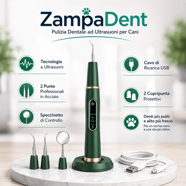 ZampaDent™ Dispositivo Professionale per la Pulizia Dentale del Cane