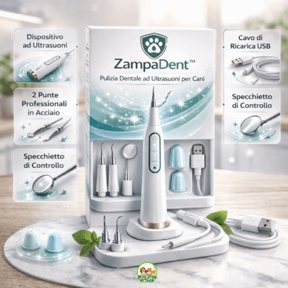 ZampaDent™ Dispositivo Professionale per la Pulizia Dentale del Cane