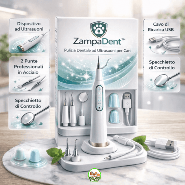 ZampaDent™ Dispositivo Professionale per la Pulizia Dentale del Cane