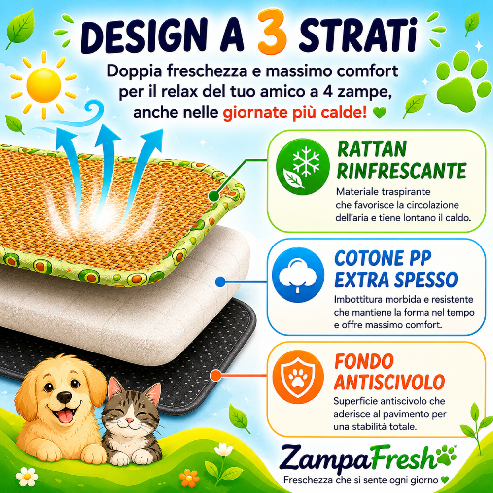 Materassino Rinfrescante ZampaFresh®
