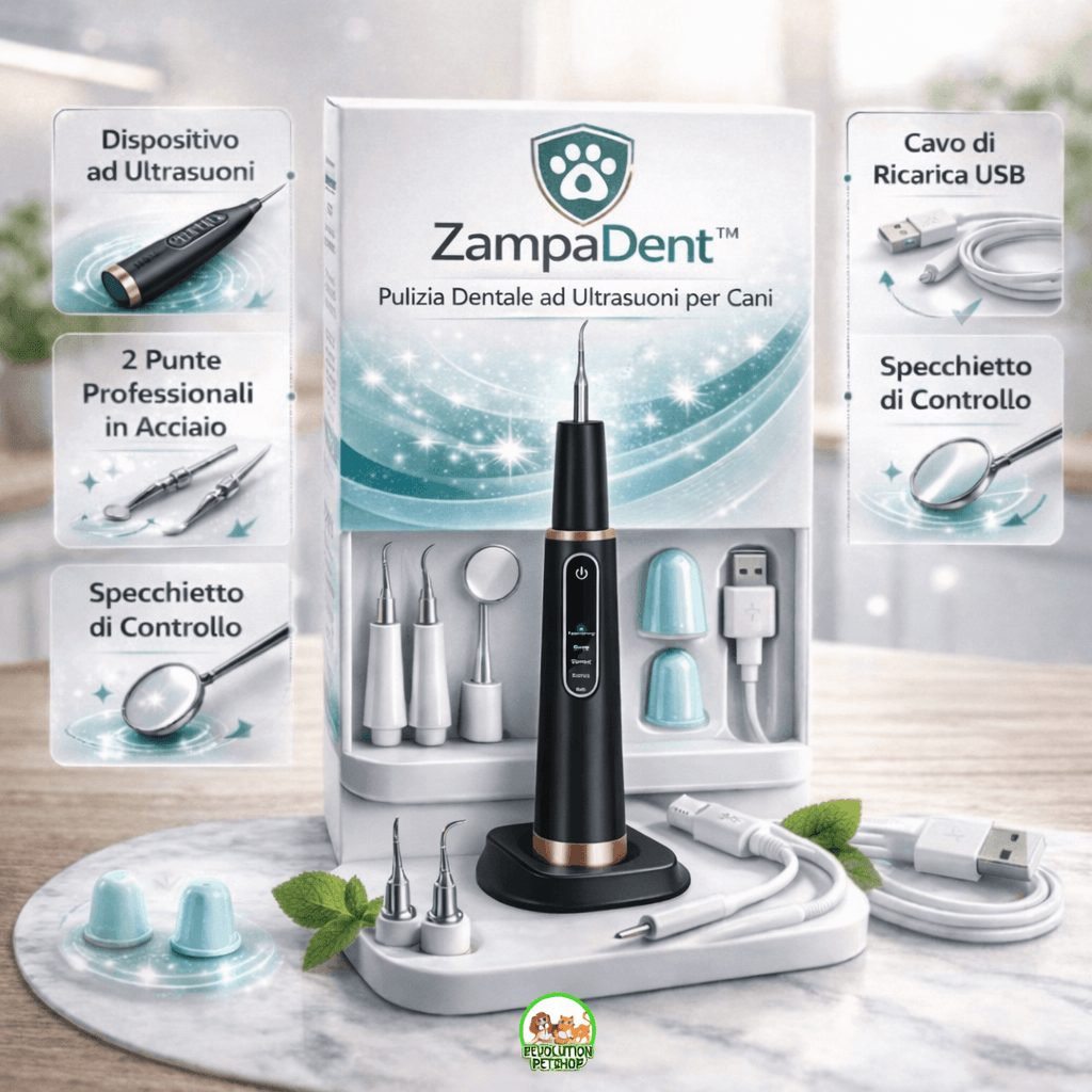 ZampaDent™ Dispositivo Professionale per la Pulizia Dentale del Cane
