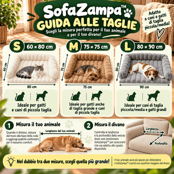 Protettore Divano Cuccia SofaZampa™