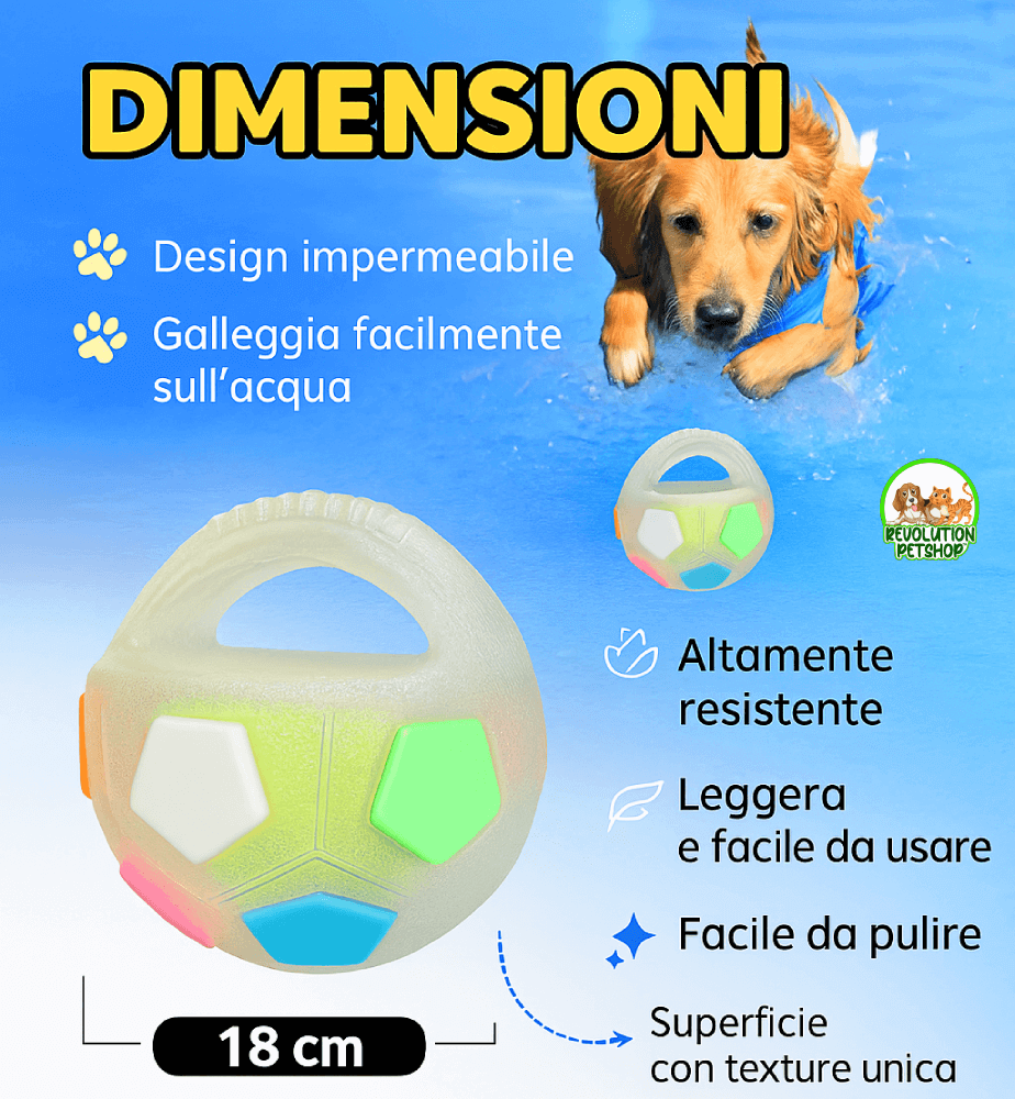 ZAMPAGOL™ PALLA DA CALCIO PER CANI