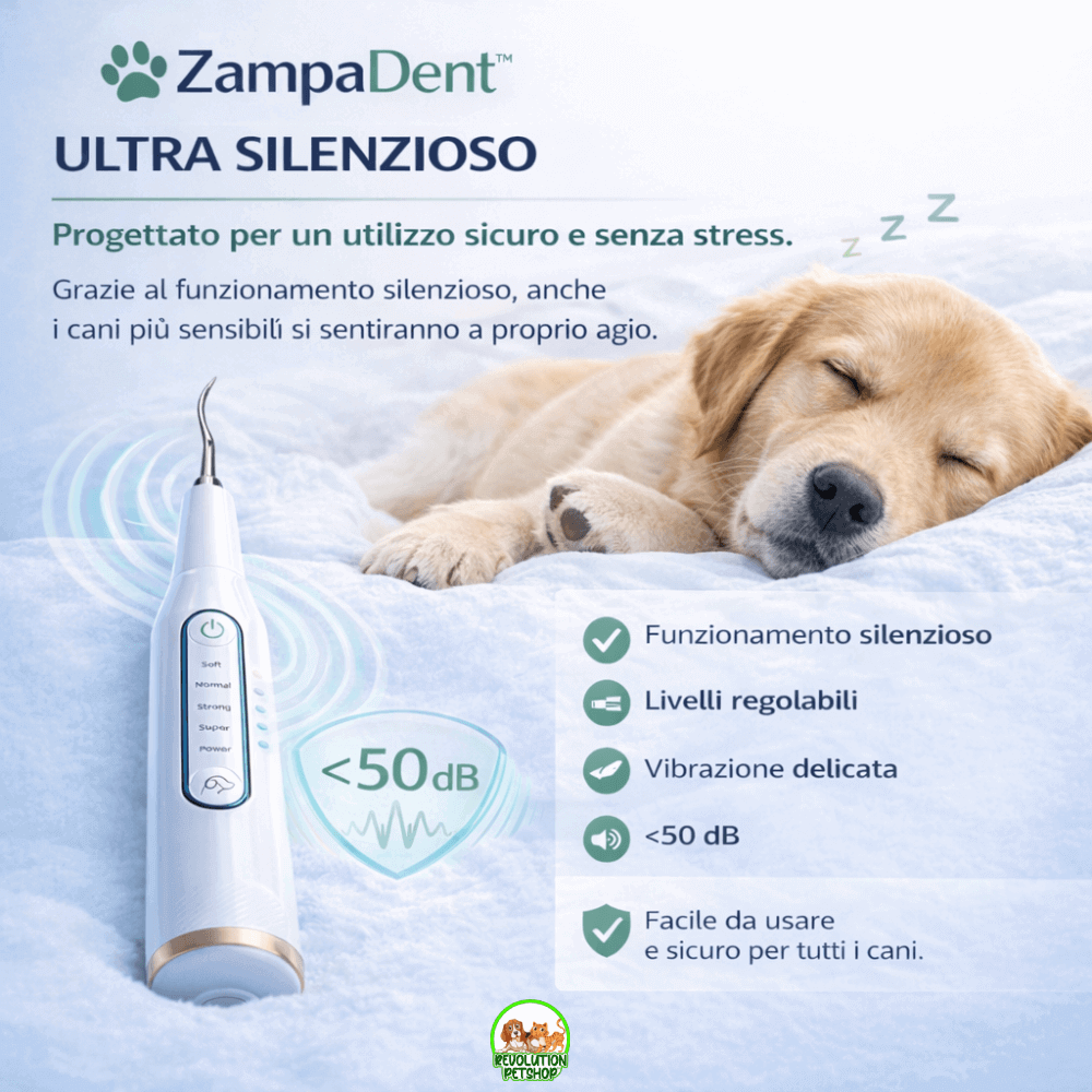 ZampaDent™ Dispositivo Professionale per la Pulizia Dentale del Cane