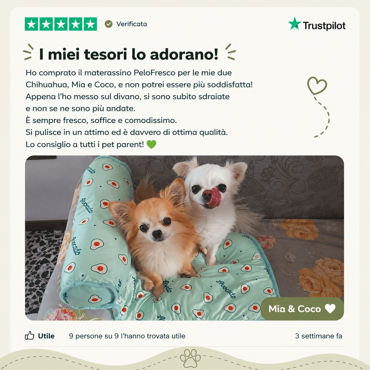 Materassino Rinfrescante PeloFresco®