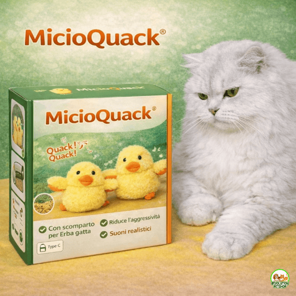 MICIOQUACK® PULCINO INTERATTIVO PER GATTI