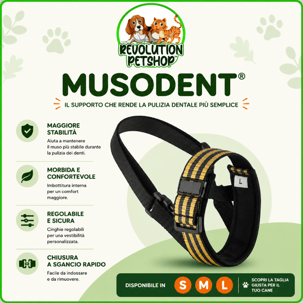MusoDent™  Fascia Apribocca di supporto per la pulizia dentale