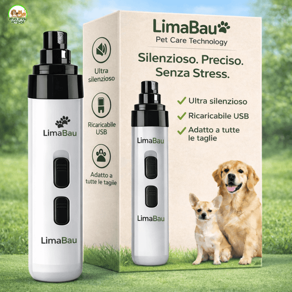 LimaBau® La Lima elettrica Sicura per le Unghie del tuo Cane