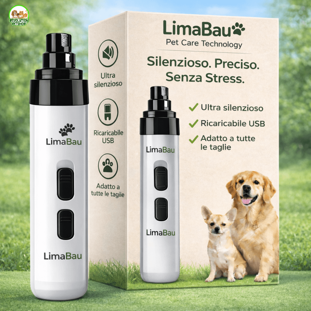 LimaBau® La Lima elettrica Sicura per le Unghie del tuo Cane