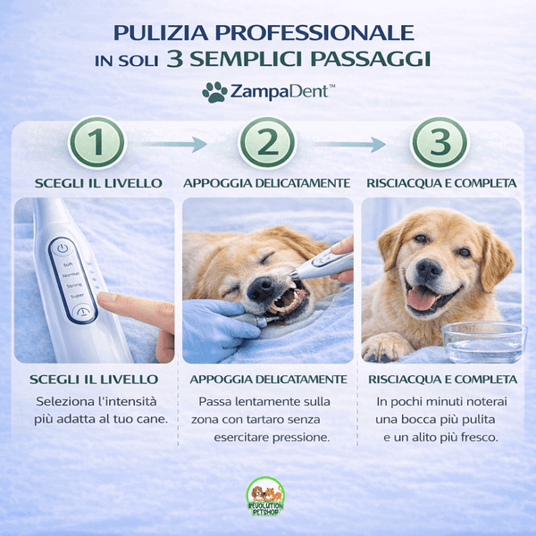 ZampaDent™ Dispositivo Professionale per la Pulizia Dentale del Cane
