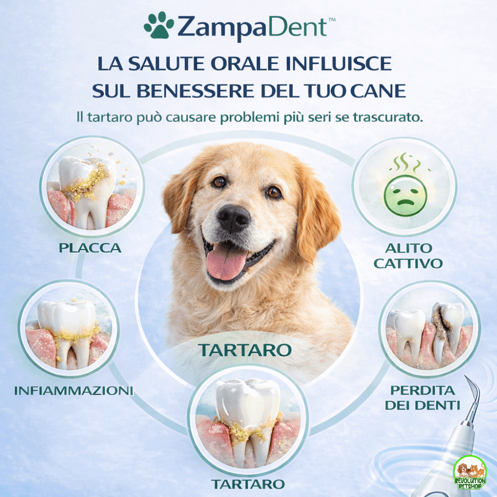 ZampaDent™ Dispositivo Professionale per la Pulizia Dentale del Cane