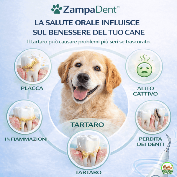 ZampaDent™ Dispositivo Professionale per la Pulizia Dentale del Cane