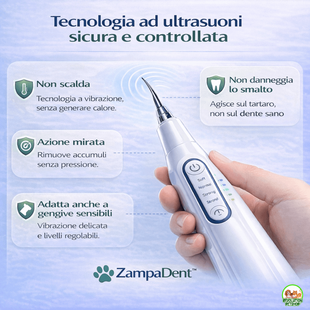 ZampaDent™ Dispositivo Professionale per la Pulizia Dentale del Cane