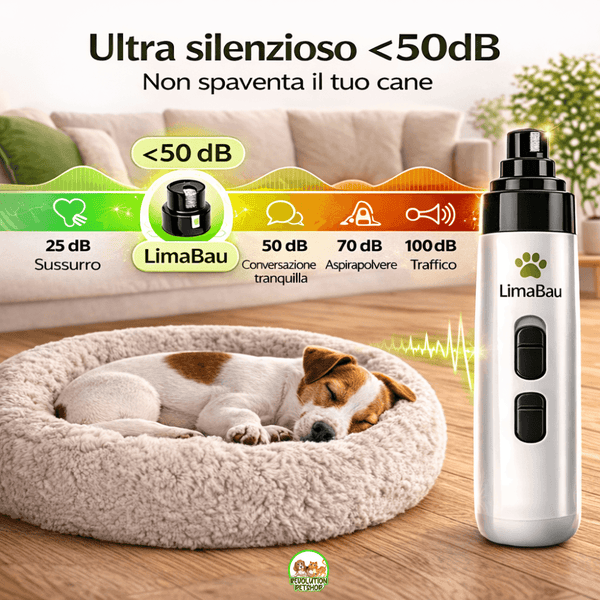 LimaBau® La Lima elettrica Sicura per le Unghie del tuo Cane