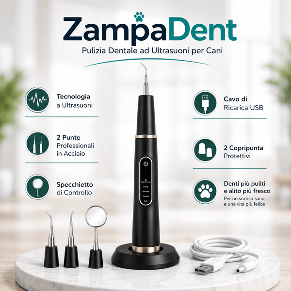 ZampaDent™ Dispositivo Professionale per la Pulizia Dentale del Cane