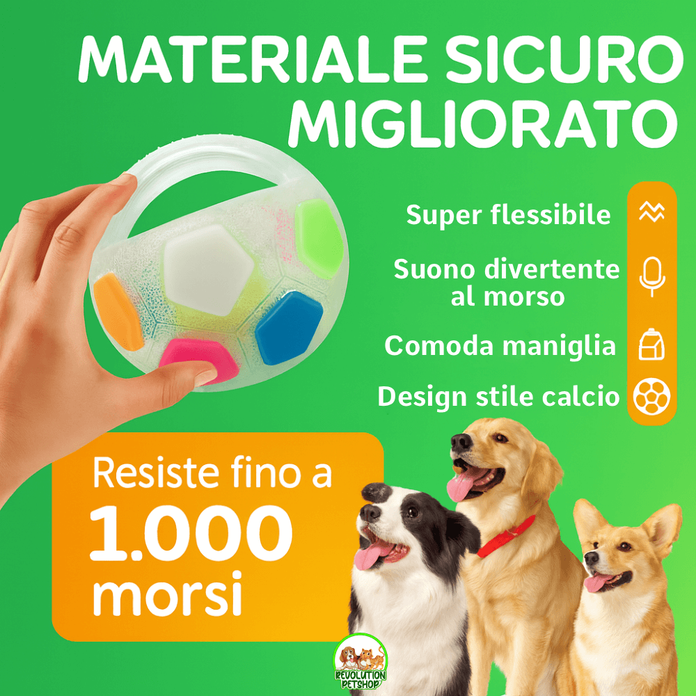 ZAMPAGOL™ PALLA DA CALCIO PER CANI